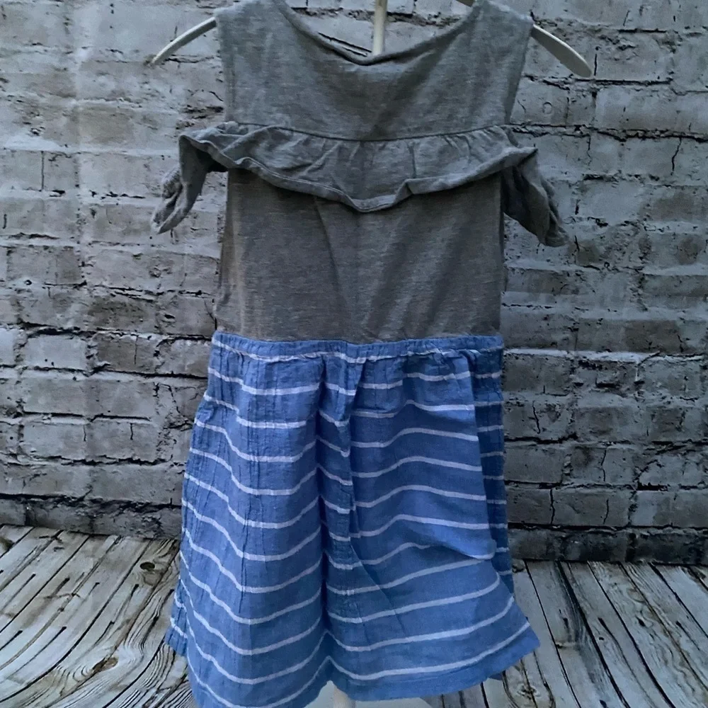 Girls cold shoulder dress